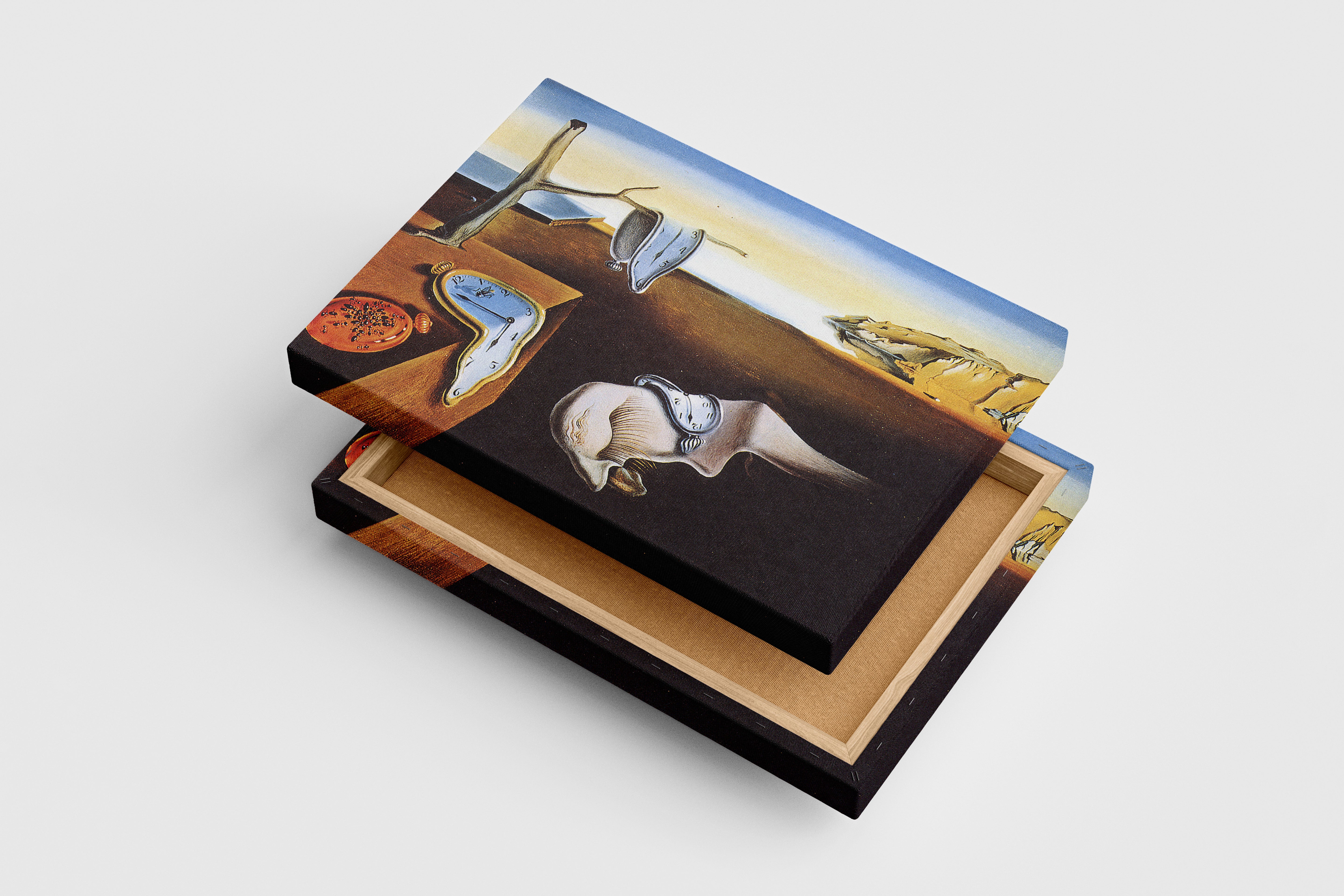 Salvador Dalí Eriyen Saatler (Belleğin Azmi) Sürrealist Kanvas Tablo