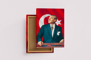Atatürk portre model 19, art, kanvas tablo