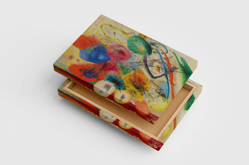 Wassily Kandinsky'nin Kozmik Başyapıtı Daire İçinde Daireler Bauhaus Soyut Kanvas Tablo