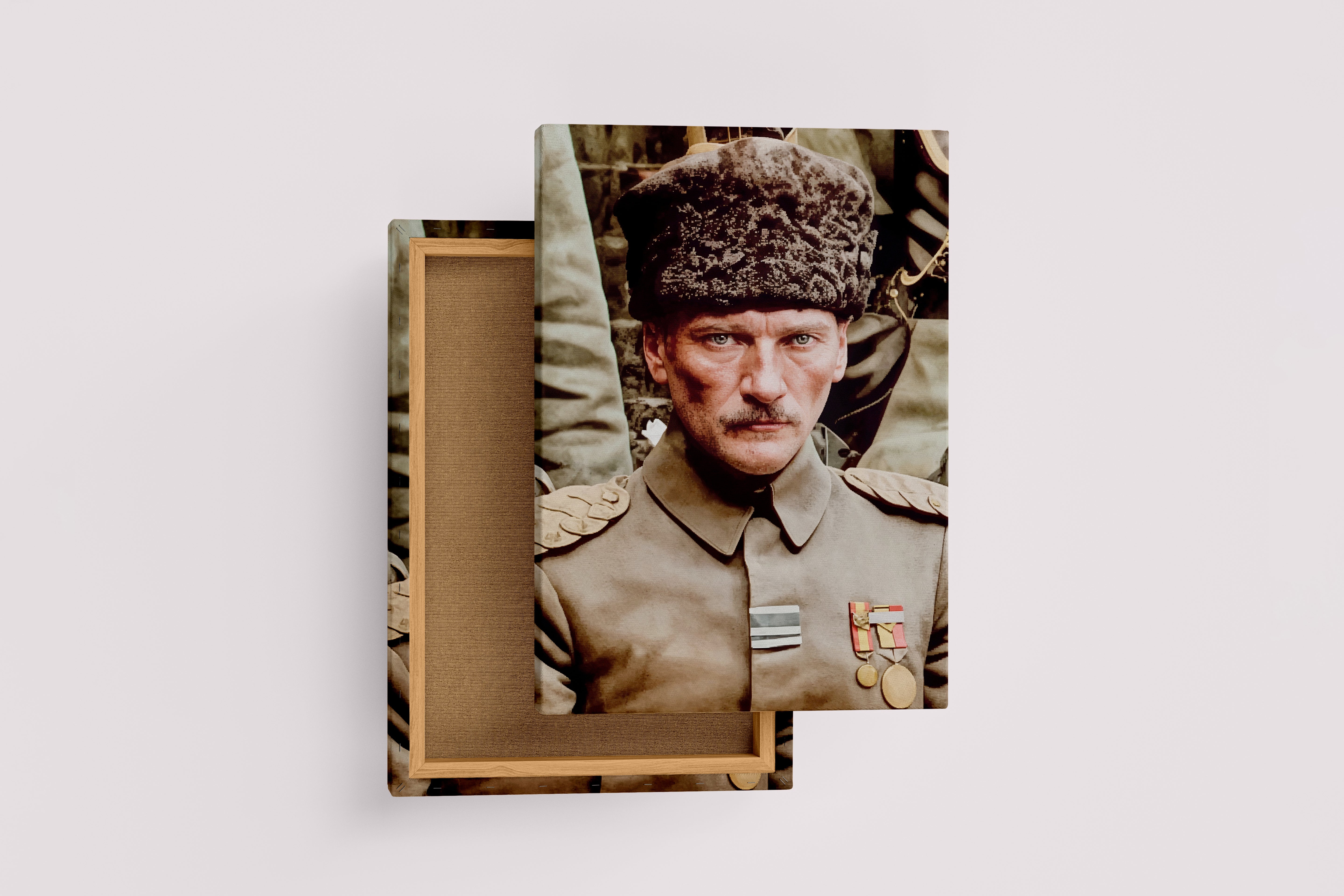 Atatürk portre model 20, art, kanvas tablo