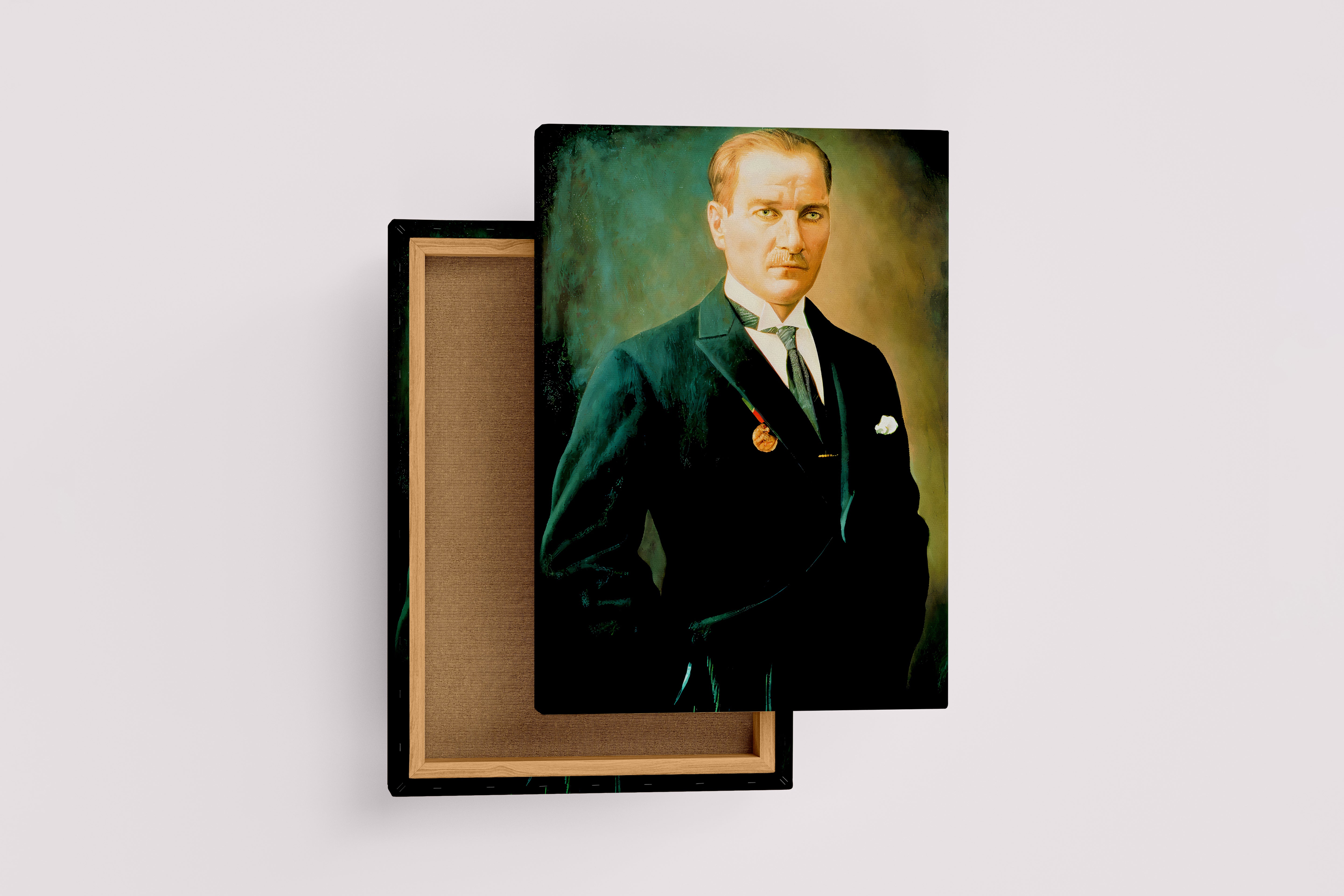 Atatürk portre model 14, art, kanvas tablo