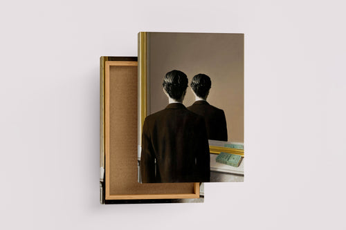 René Magritte İmgelerin İhaneti Aynadaki Adam Kanvas Tablo