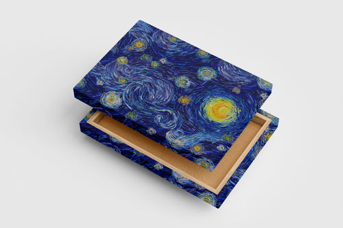 Van Gogh Yıldızlı Gece Sanatsal Dokunuş Kanvas Tablo