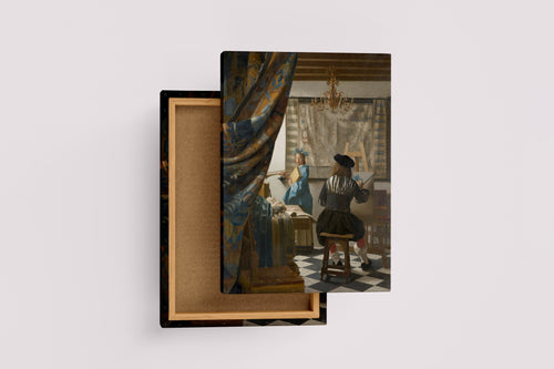 Johannes Vermeer Ressamın Atölyesi Kanvas Tablo