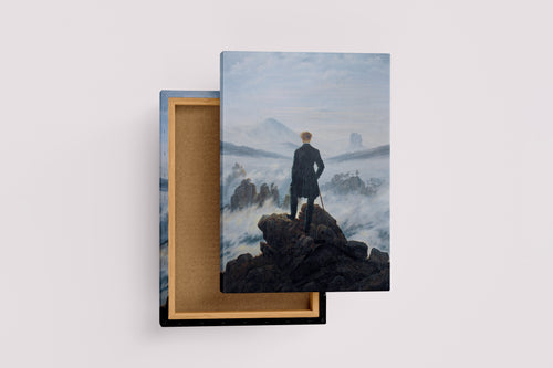 Caspar David Friedrich Sis Denizinde Yolcu Kanvas Tablo