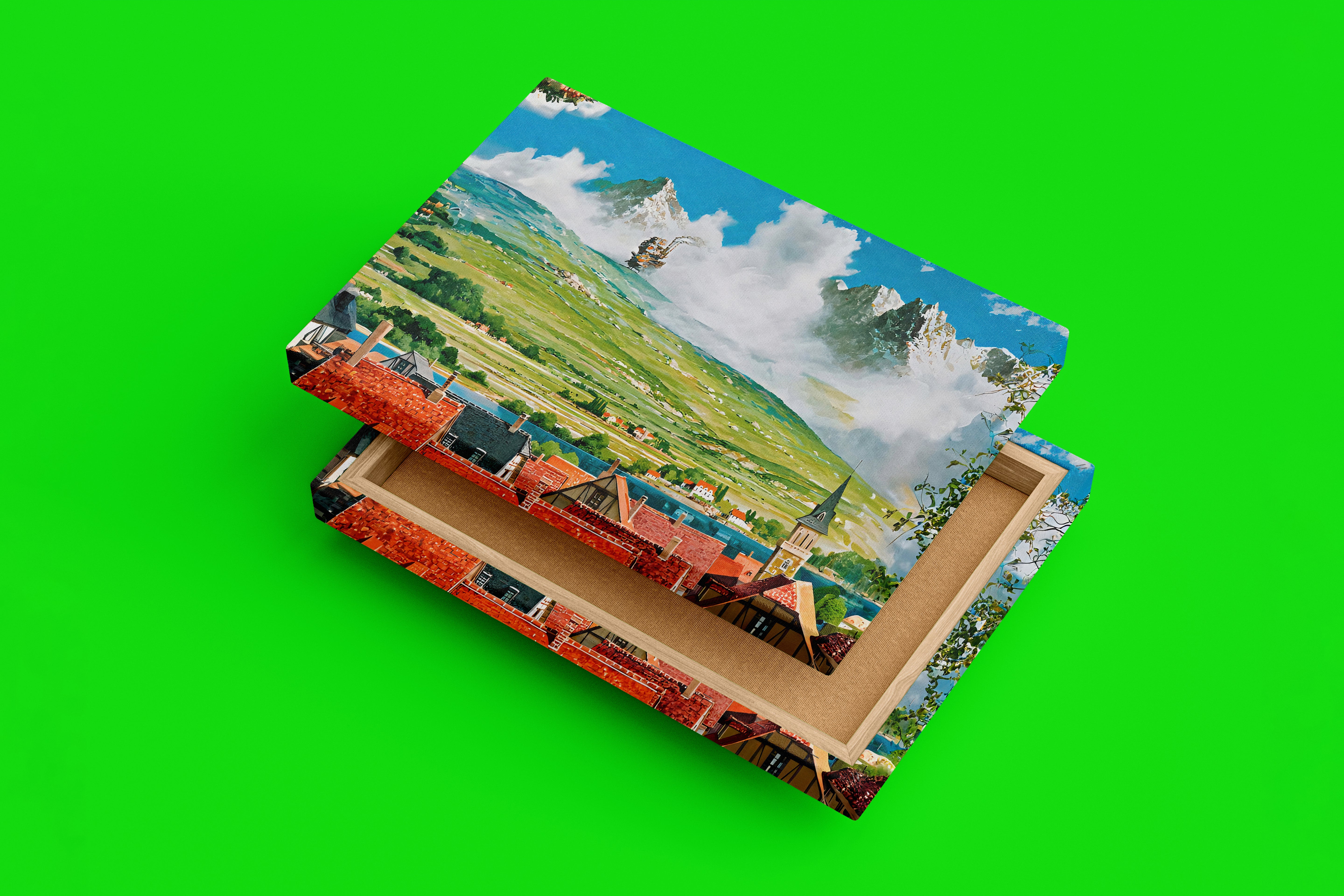 howls moving castle model 1, anime, studio ghibli theme, art, kanvas tablo