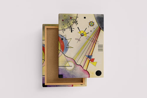 Wassily Kandinsky Soyut Geometrik Kompozisyon Bauhaus Renkli Modern Kanvas Tablo