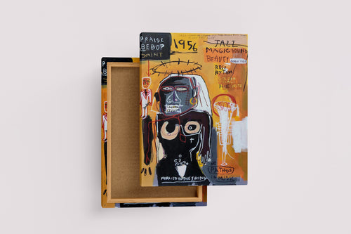 Jean-Michel Basquiat Praise Bebop Jazz Soyut Ekspresyon Kanvas Tablo