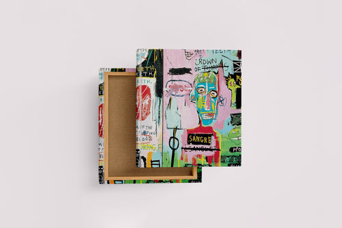 Jean-Michel Basquiat'nın Güçlü Başyapıtı Untitled (Dikenli Taç) Sokak Sanatı Kanvas Tablo