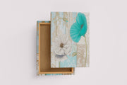 flower motif, colorful, art, kanvas tablo