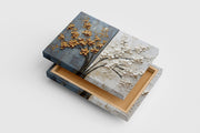 flower motif, 2 seasons, art, kanvas tablo