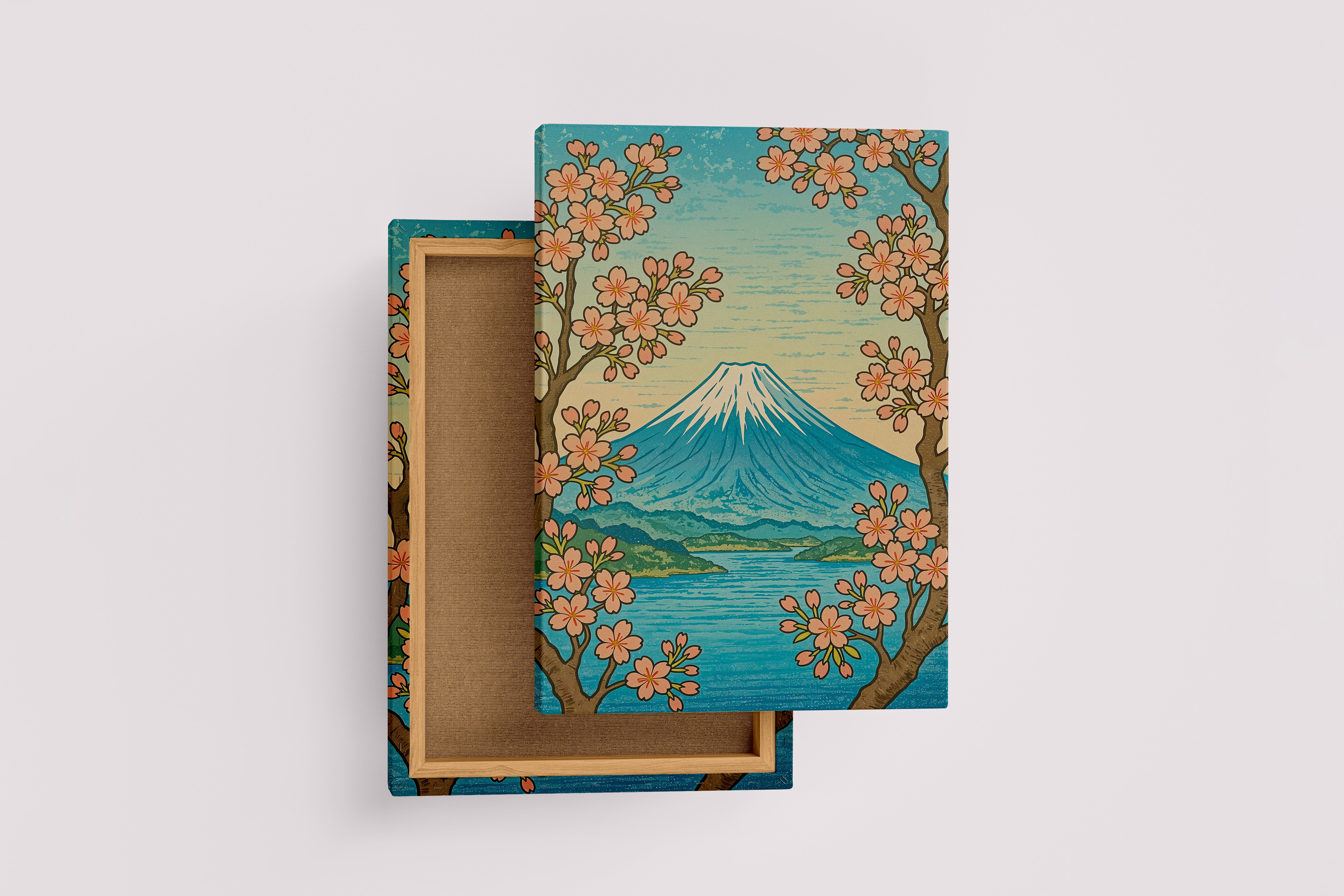 ai creation, ando blossom, ai art, art, kanvas tablo