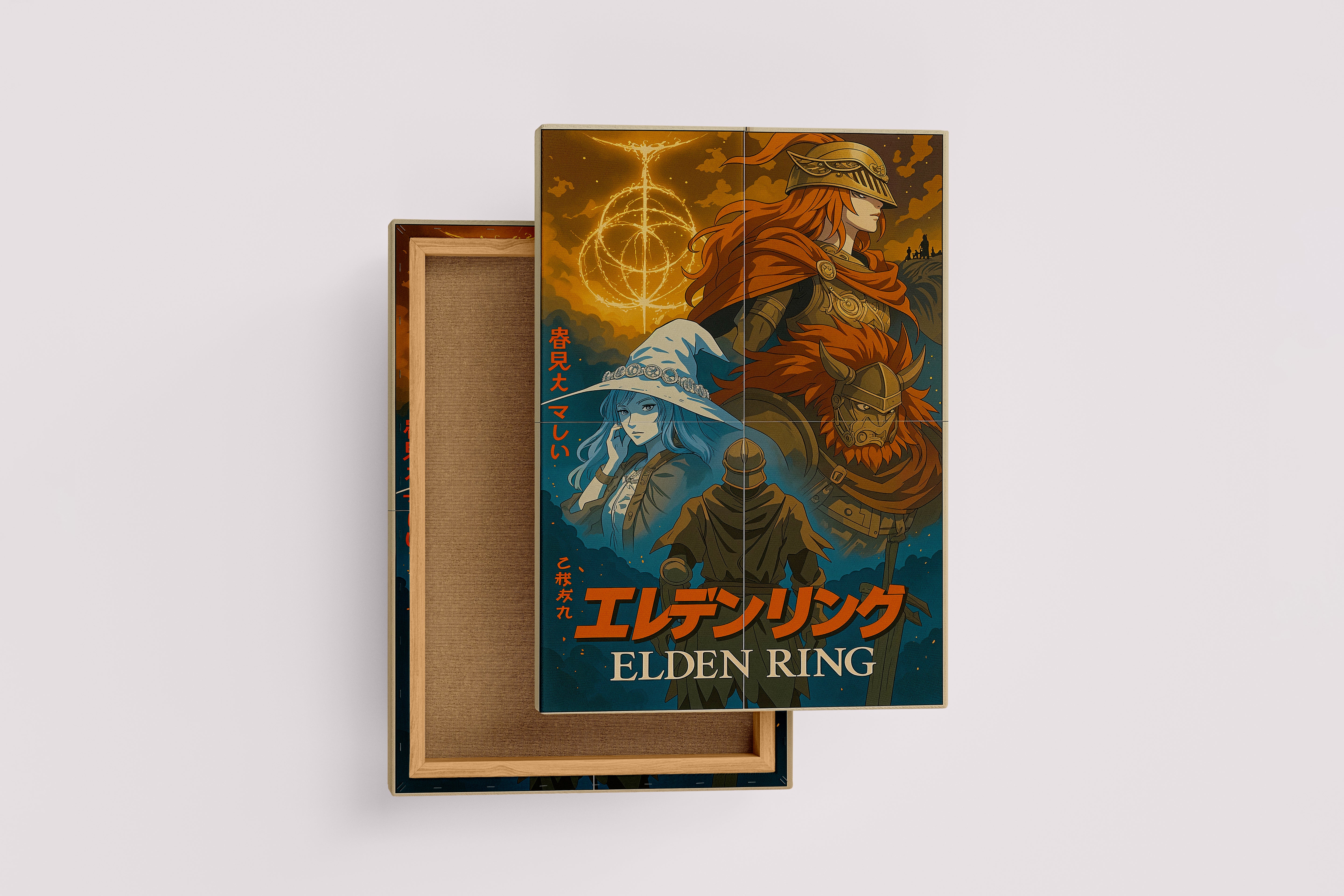 ai creation, elden ring cartoon, ai art, art, kanvas tablo