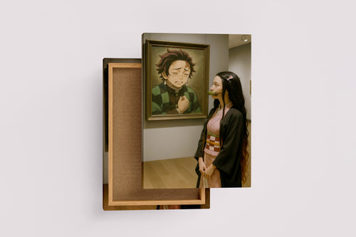 ai creation, demon slayer inception, ai art, art, kanvas tablo