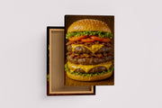 ai creation, triple whopper, ai art, art, kanvas tablo