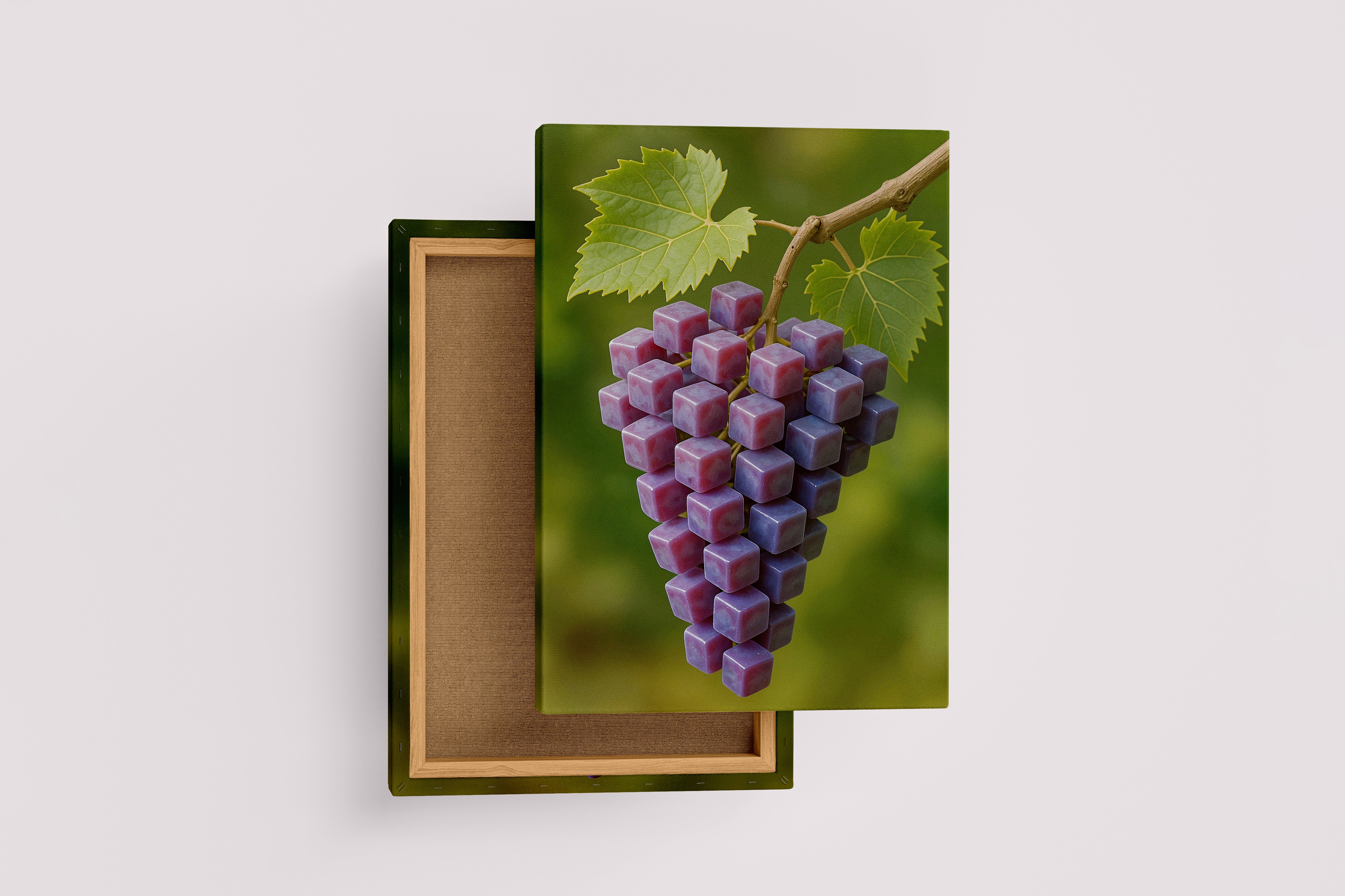 ai creation, square purple grapes, ai art, art, kanvas tablo