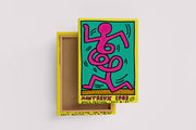 keith haring montreux 1983, art, kanvas tablo