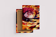 demon slayer model 7, series, anime, gaming art, art, kanvas tablo