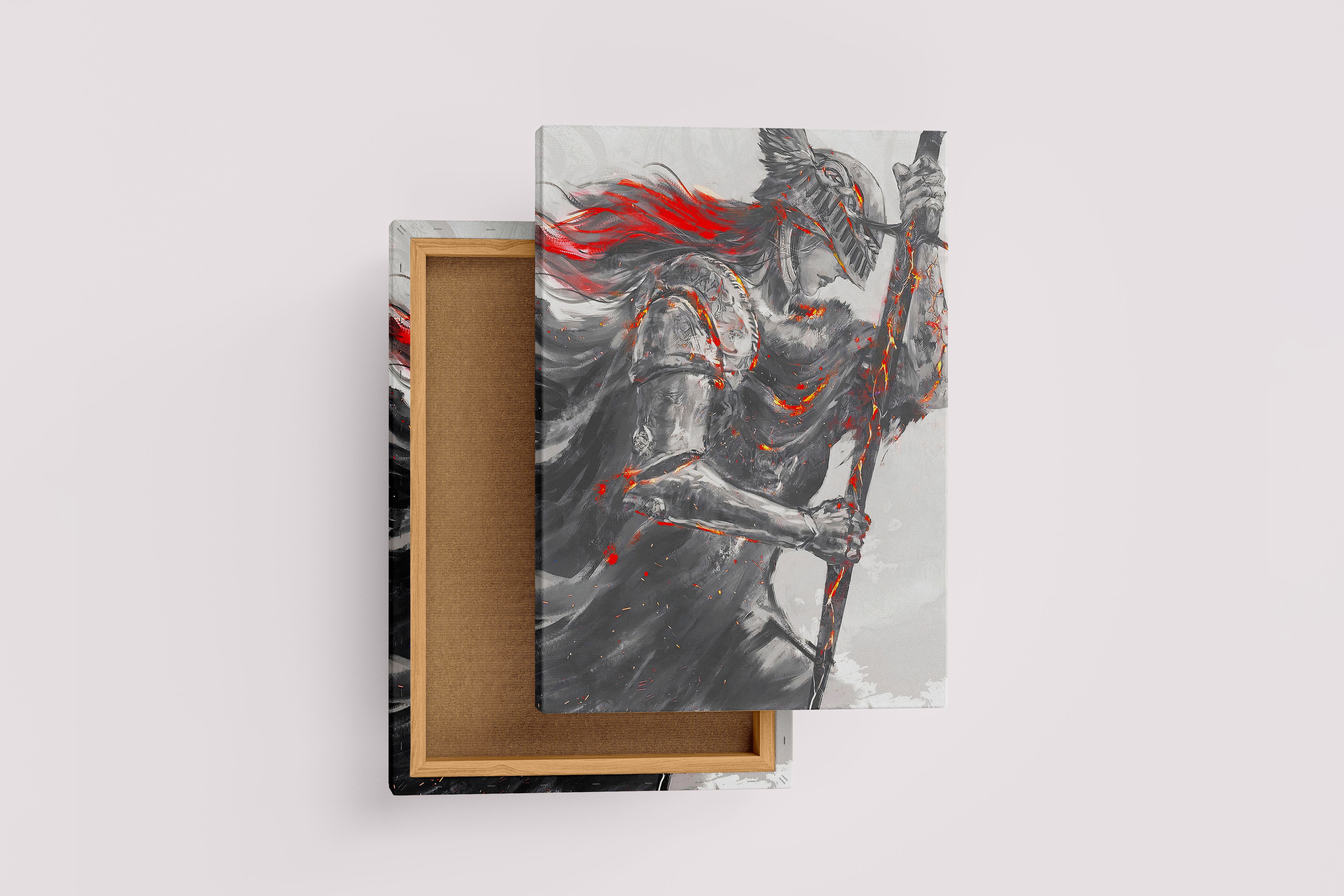 pc game, elden ring model 1, art, kanvas tablo