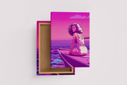retrowave vogue, pop art, beauty, art, kanvas tablo