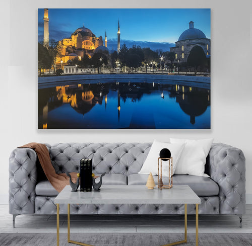 Ayasofya – Uzaktan Kumandalı LED Işıklı Kanvas Tablo