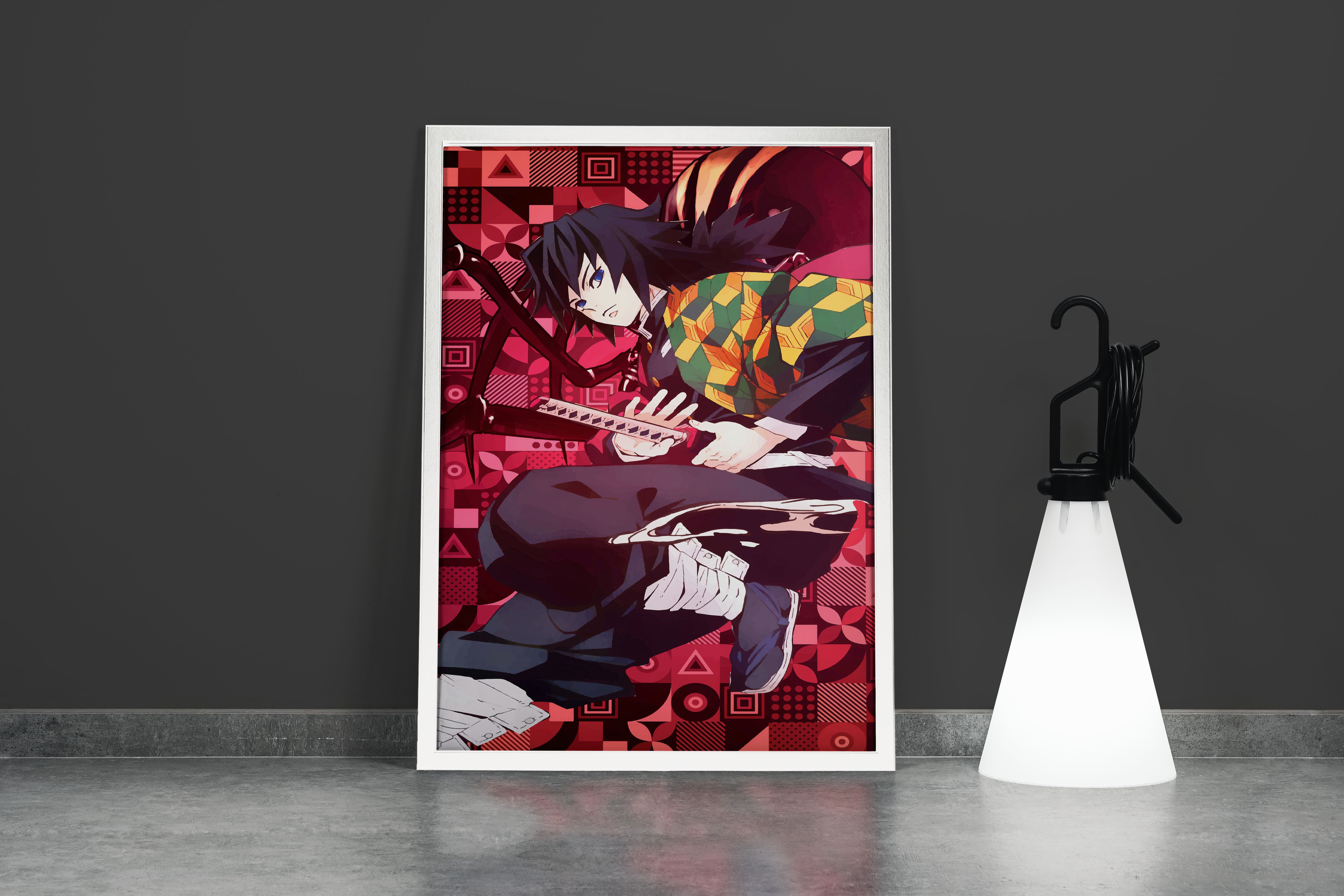 demon slayer model 15, series, anime, gaming art, art, kanvas tablo