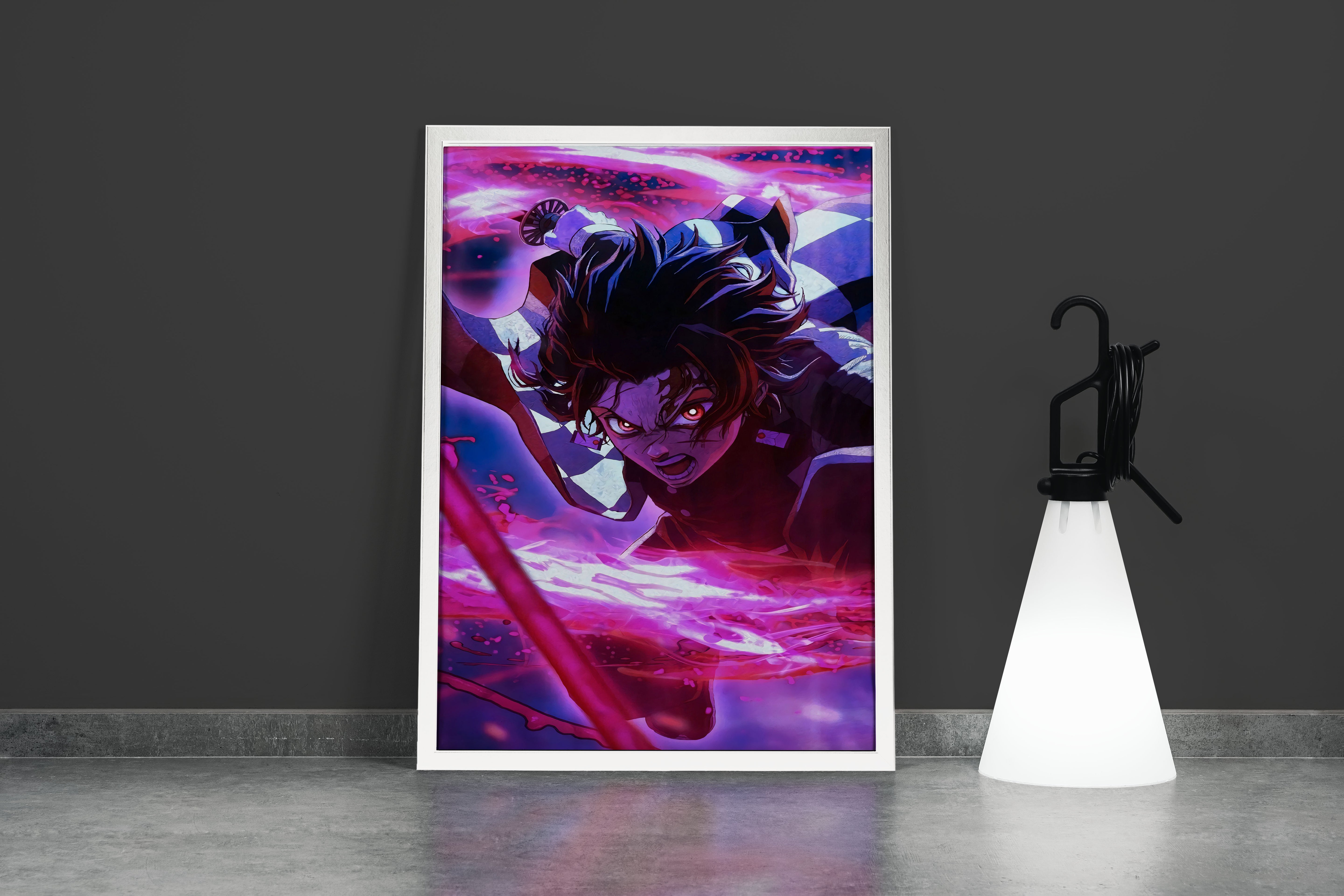 demon slayer model 5, series, anime, gaming art, art, kanvas tablo