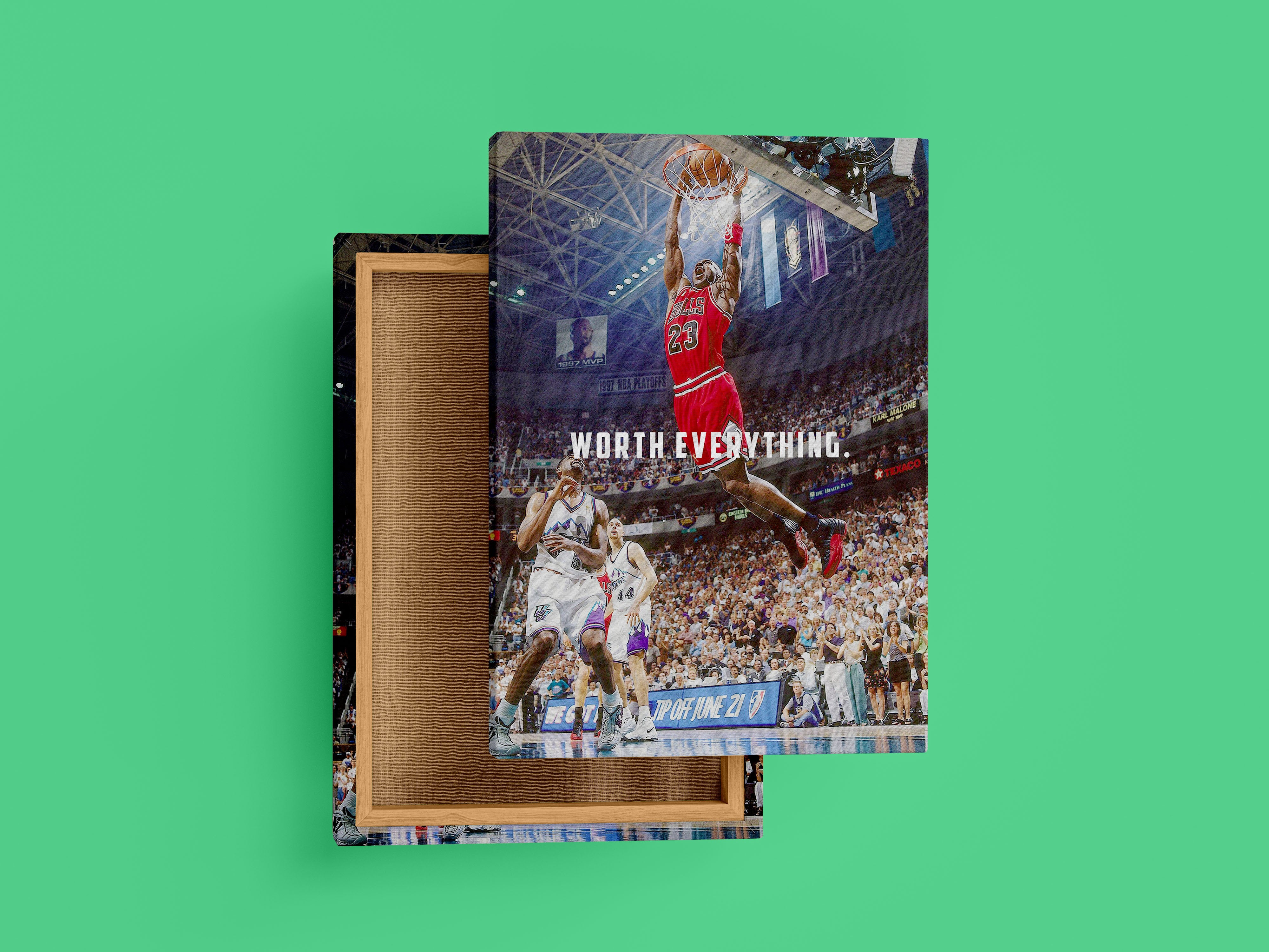 worth everything model 1, michael jordan, sport, kanvas tablo