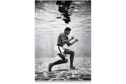 Muhammad Ali, mentality of underwater, art, kanvas tablo