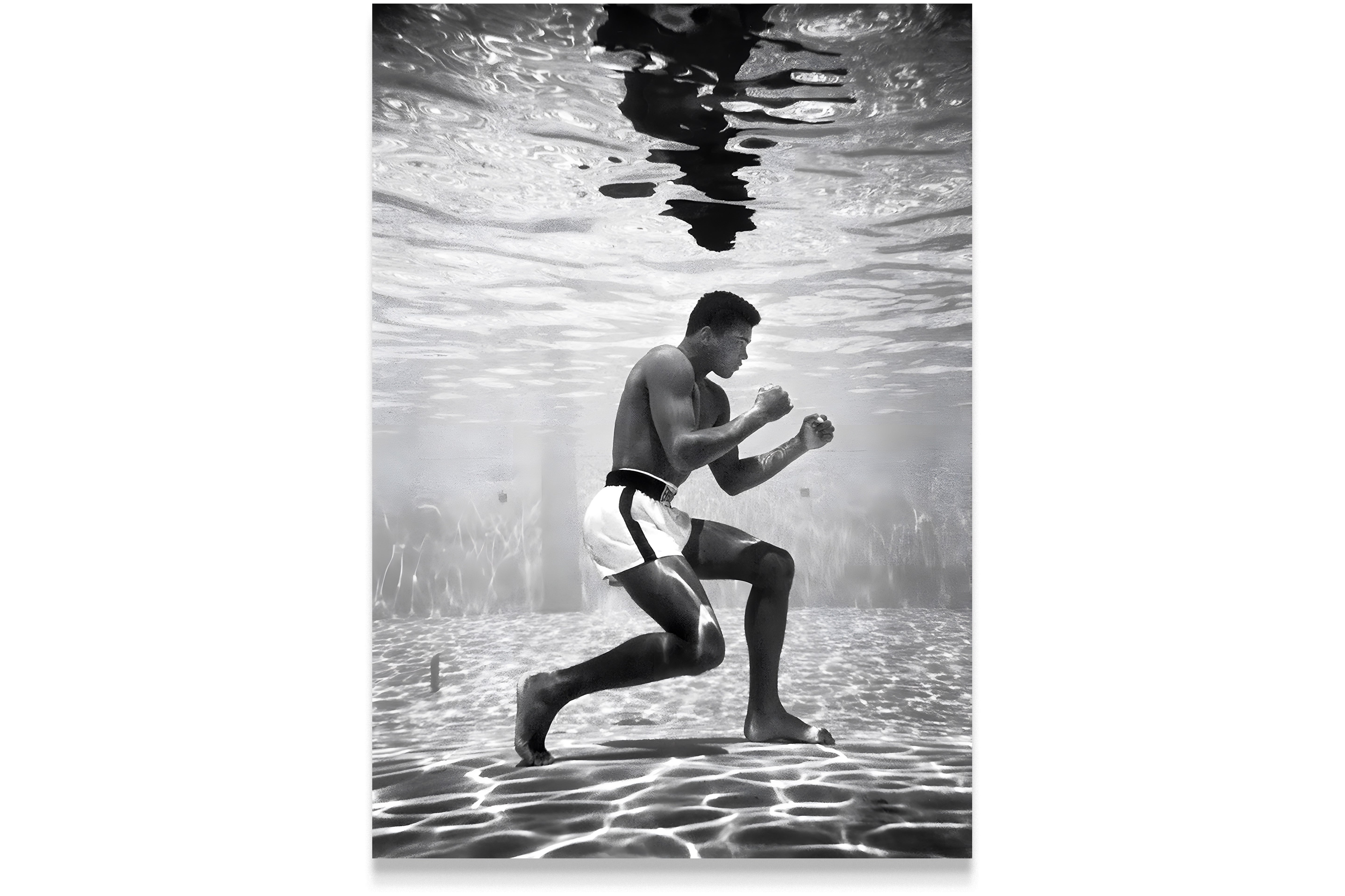 Muhammad Ali, mentality of underwater, art, kanvas tablo