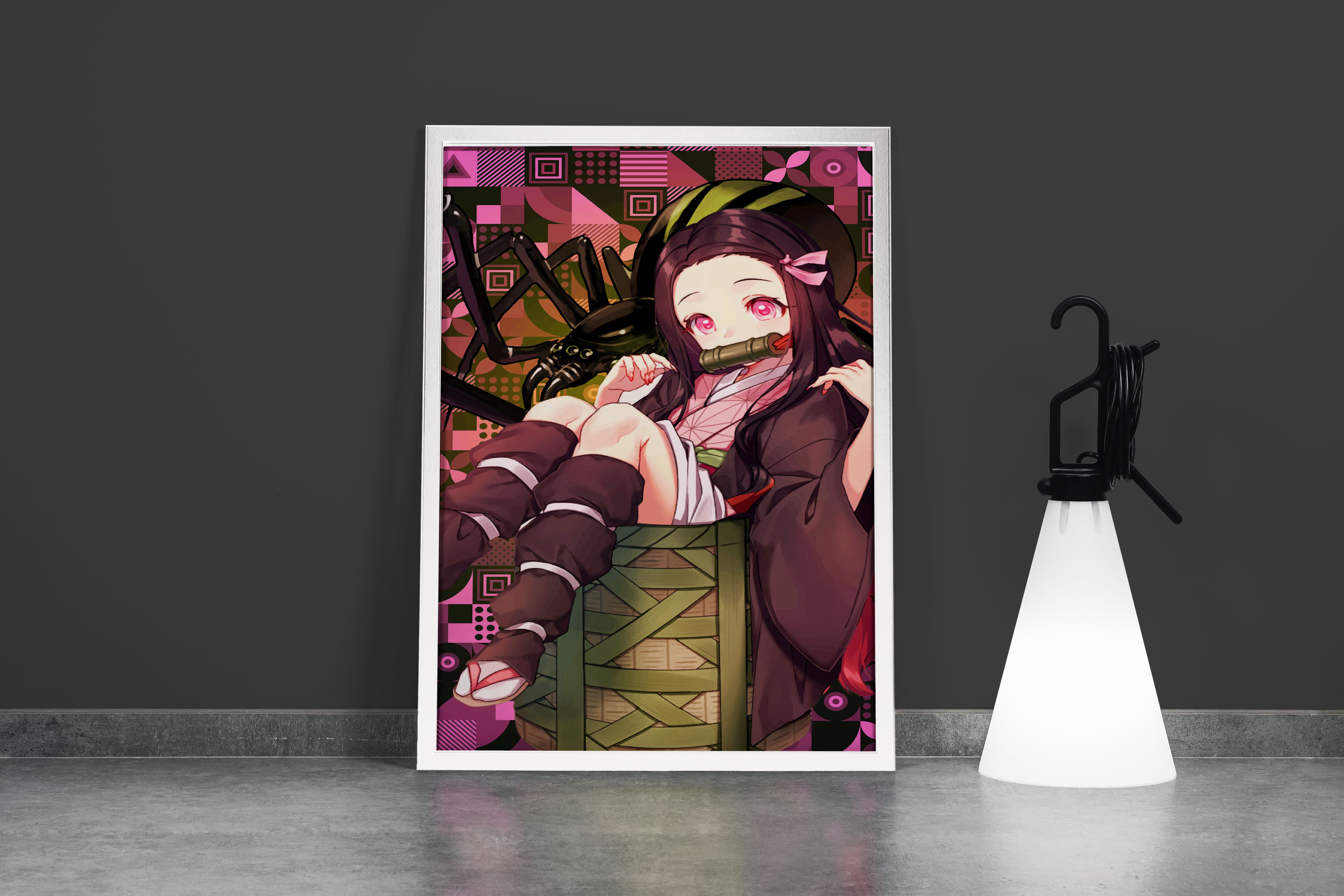 demon slayer model 9, series, anime, gaming art, art, kanvas tablo