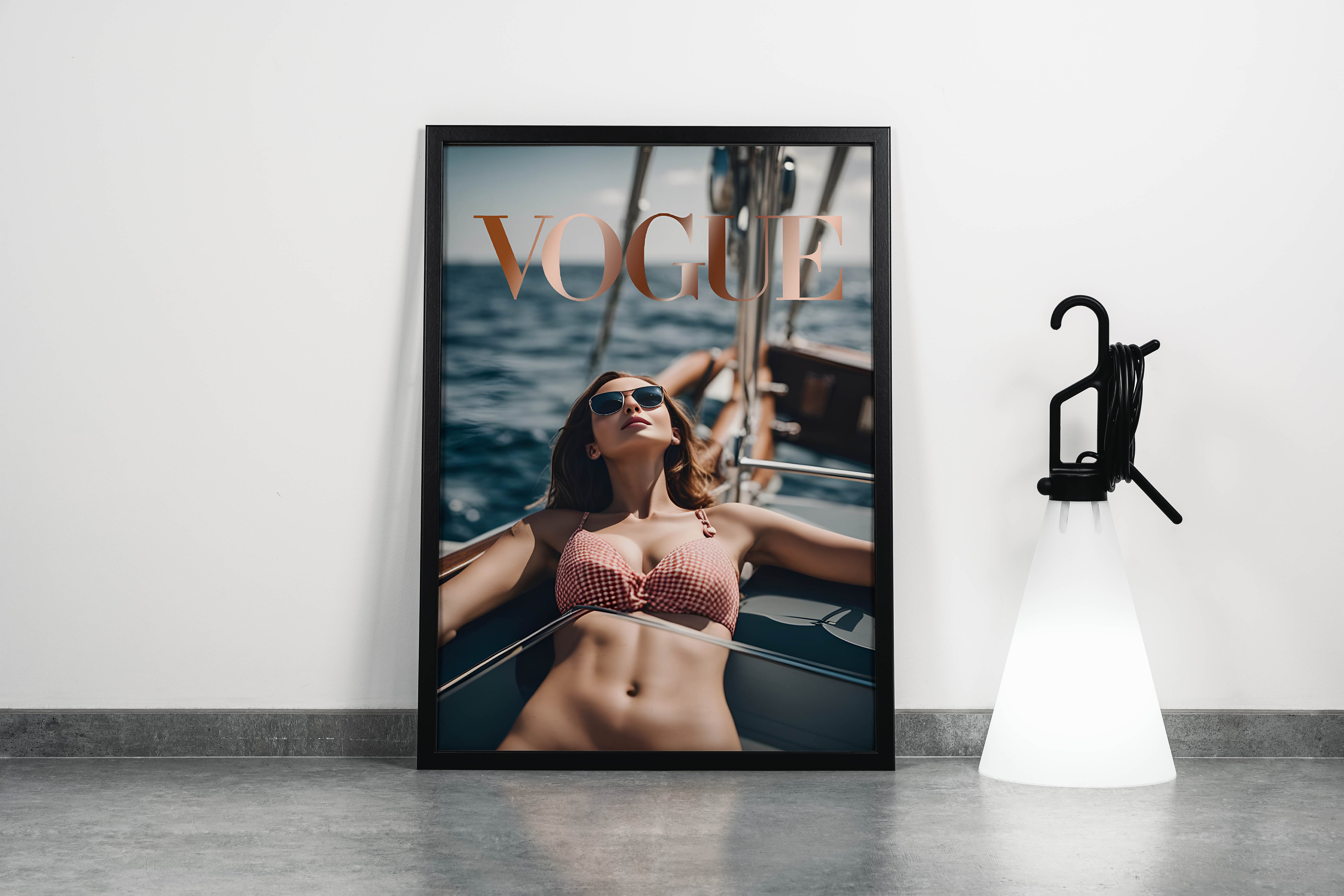 ai creation vogue, beauty, sunshine, art, kanvas tablo