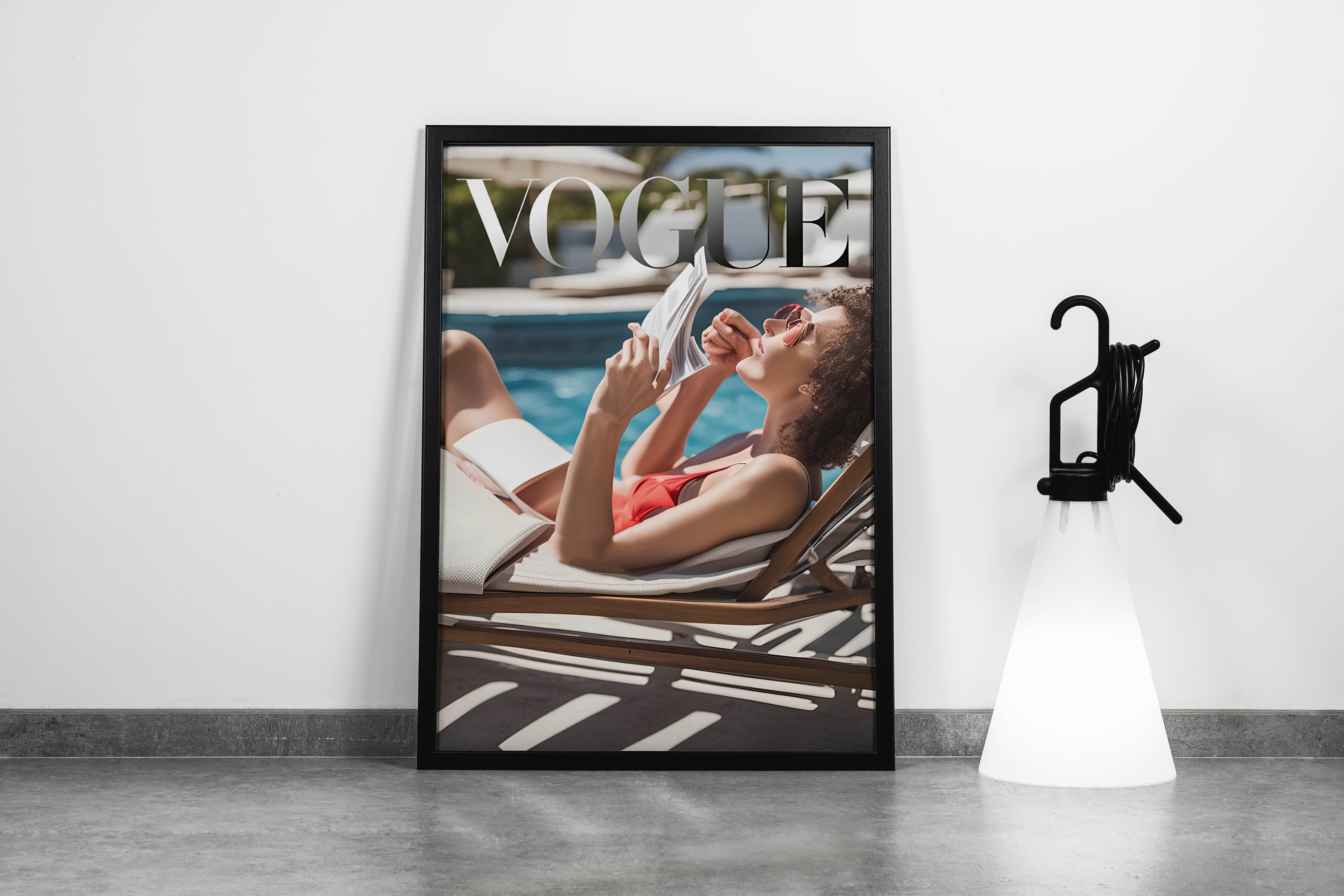ai creation vogue, beauty, art, kanvas tablo