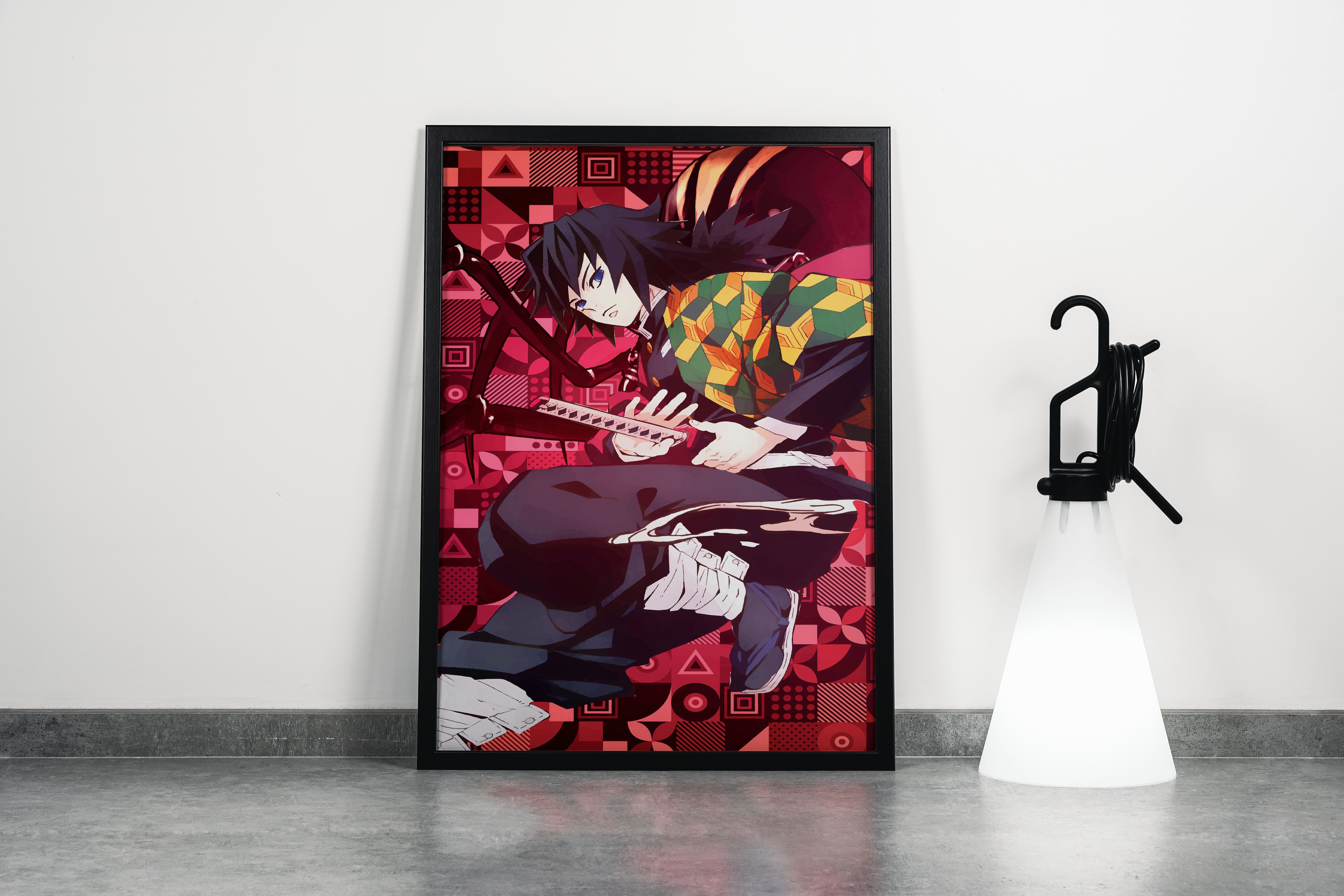 demon slayer model 15, series, anime, gaming art, art, kanvas tablo