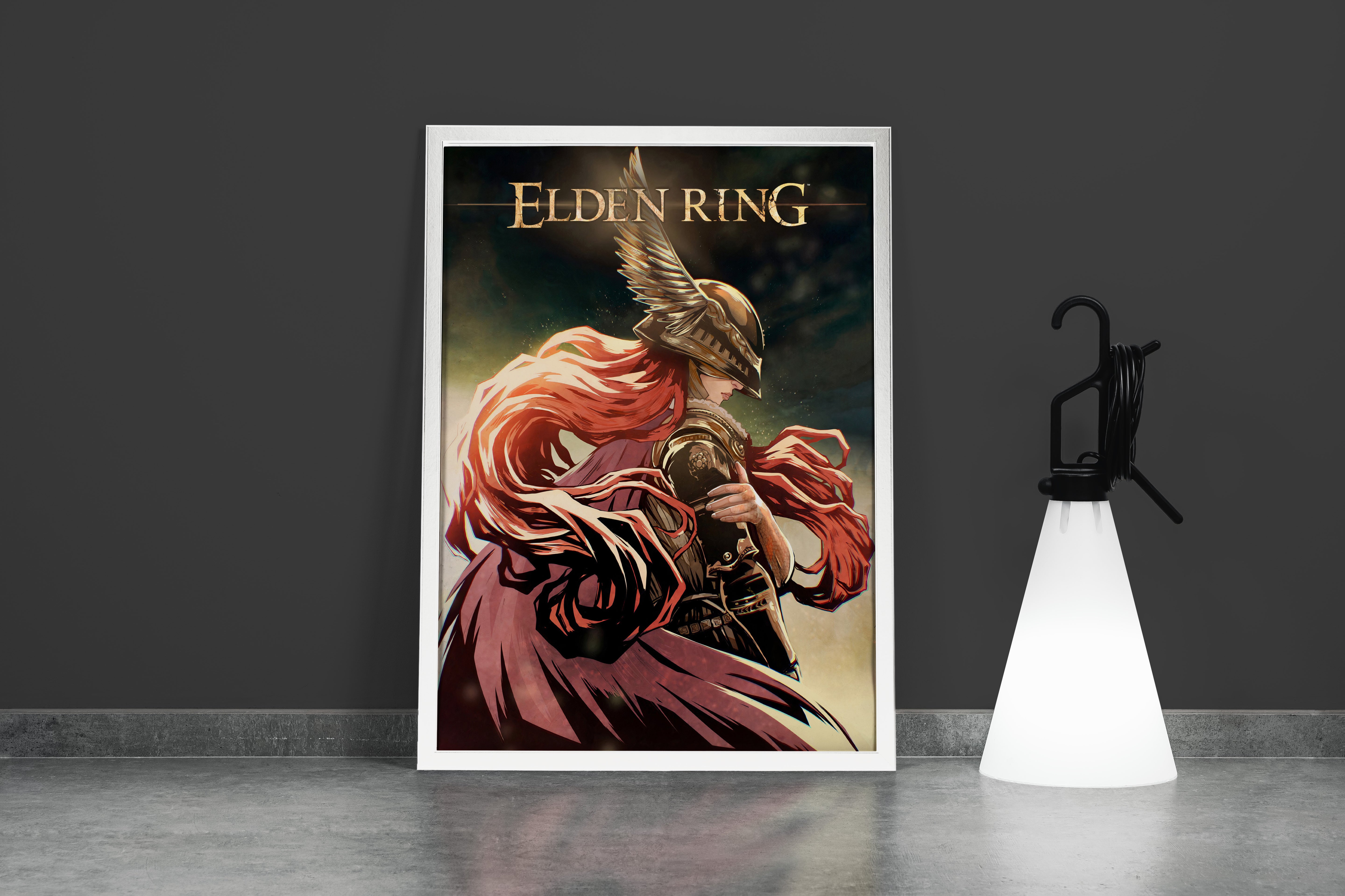 pc game, elden ring model 7, gaming art, art, kanvas tablo