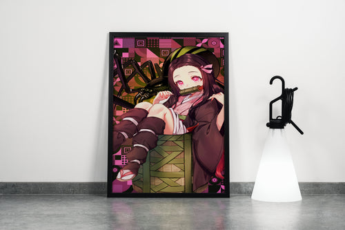 demon slayer model 9, series, anime, gaming art, art, kanvas tablo