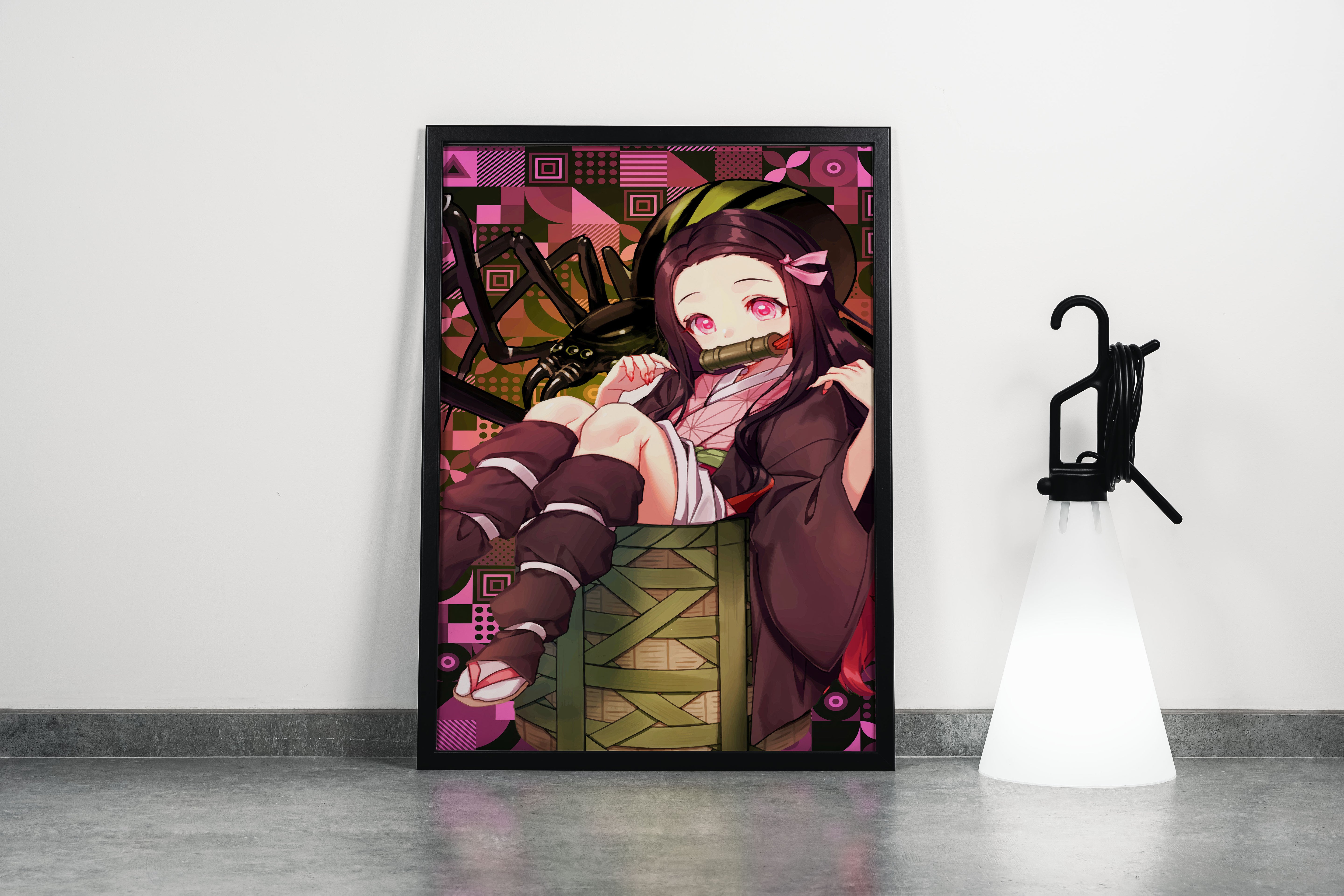 demon slayer model 9, series, anime, gaming art, art, kanvas tablo