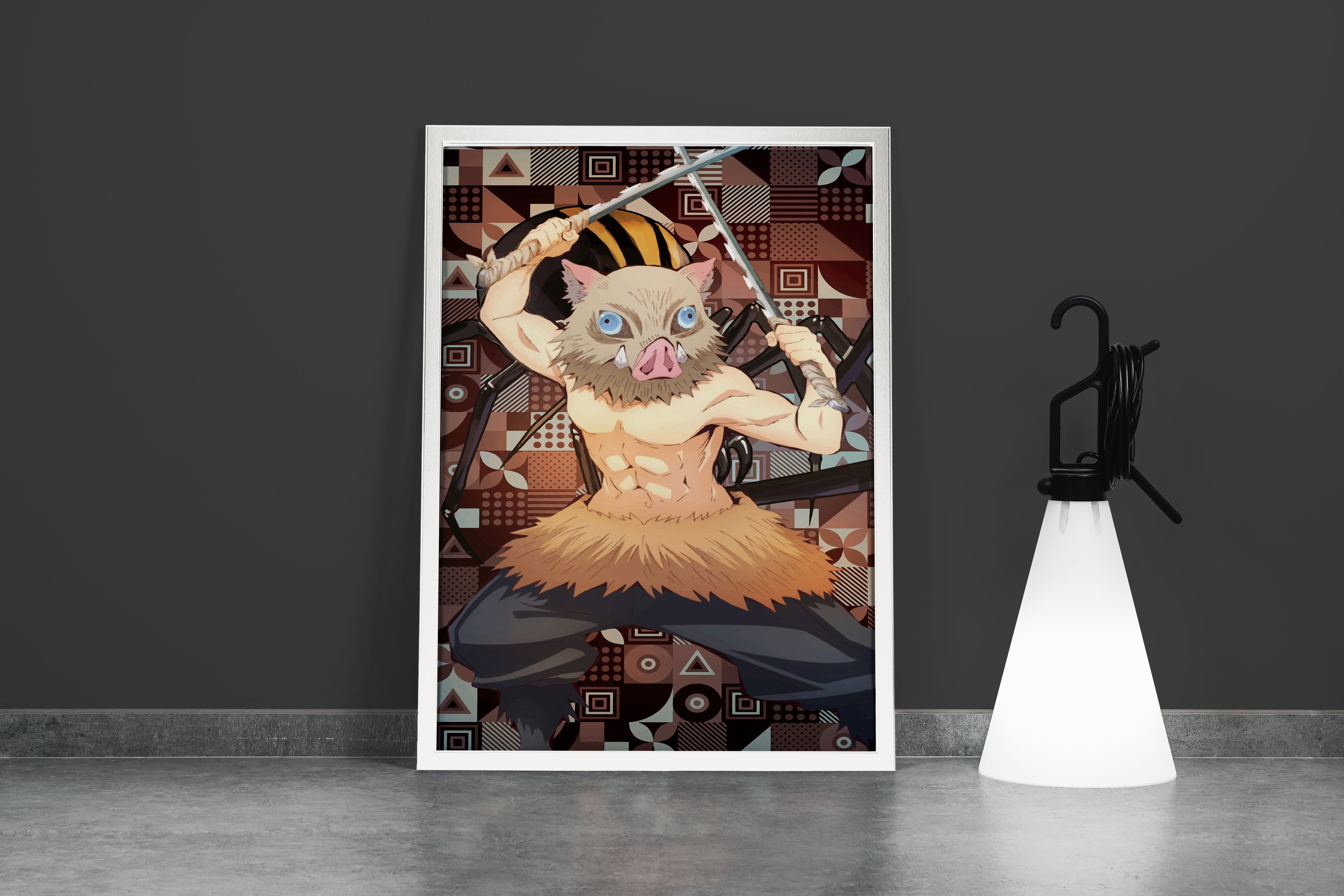 demon slayer model 16, series, anime, gaming art, art, kanvas tablo