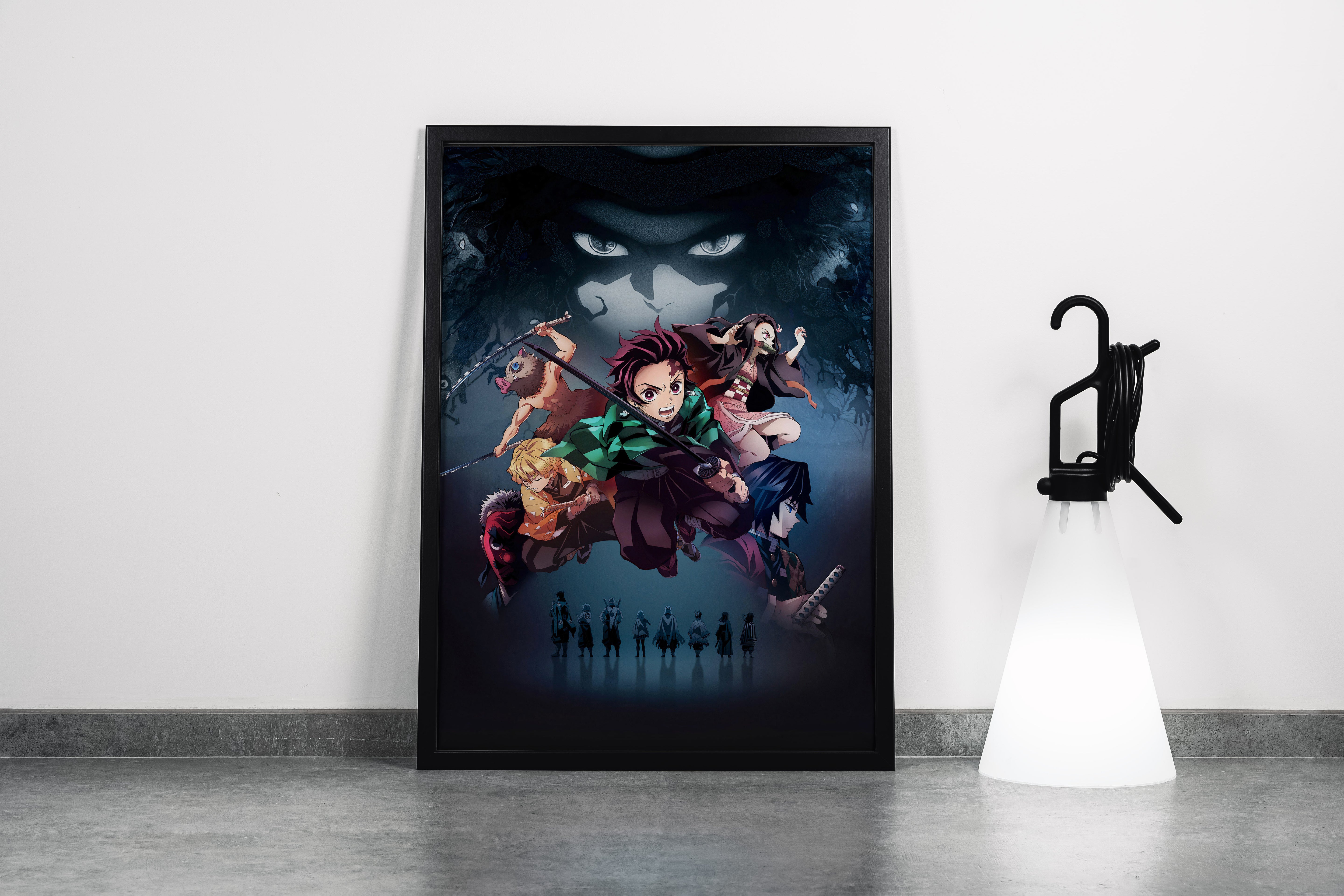 demon slayer model 14, series, anime, gaming art, art, kanvas tablo