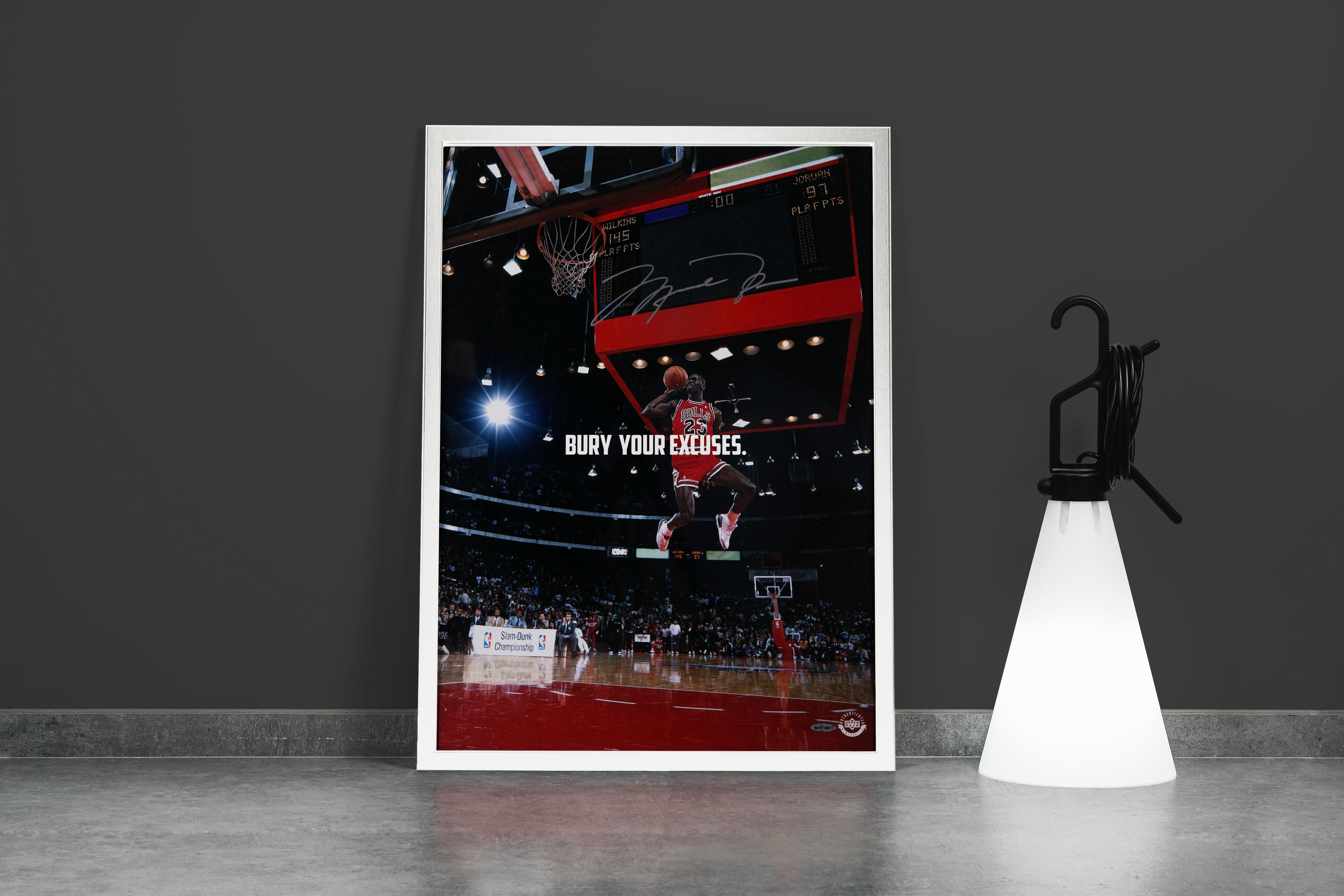 bury your excuses, michael jordan effective, sport, kanvas tablo