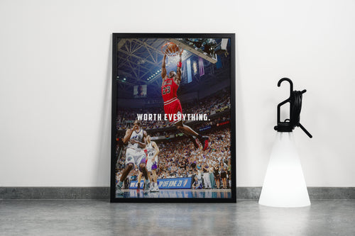 worth everything model 1, michael jordan, sport, kanvas tablo