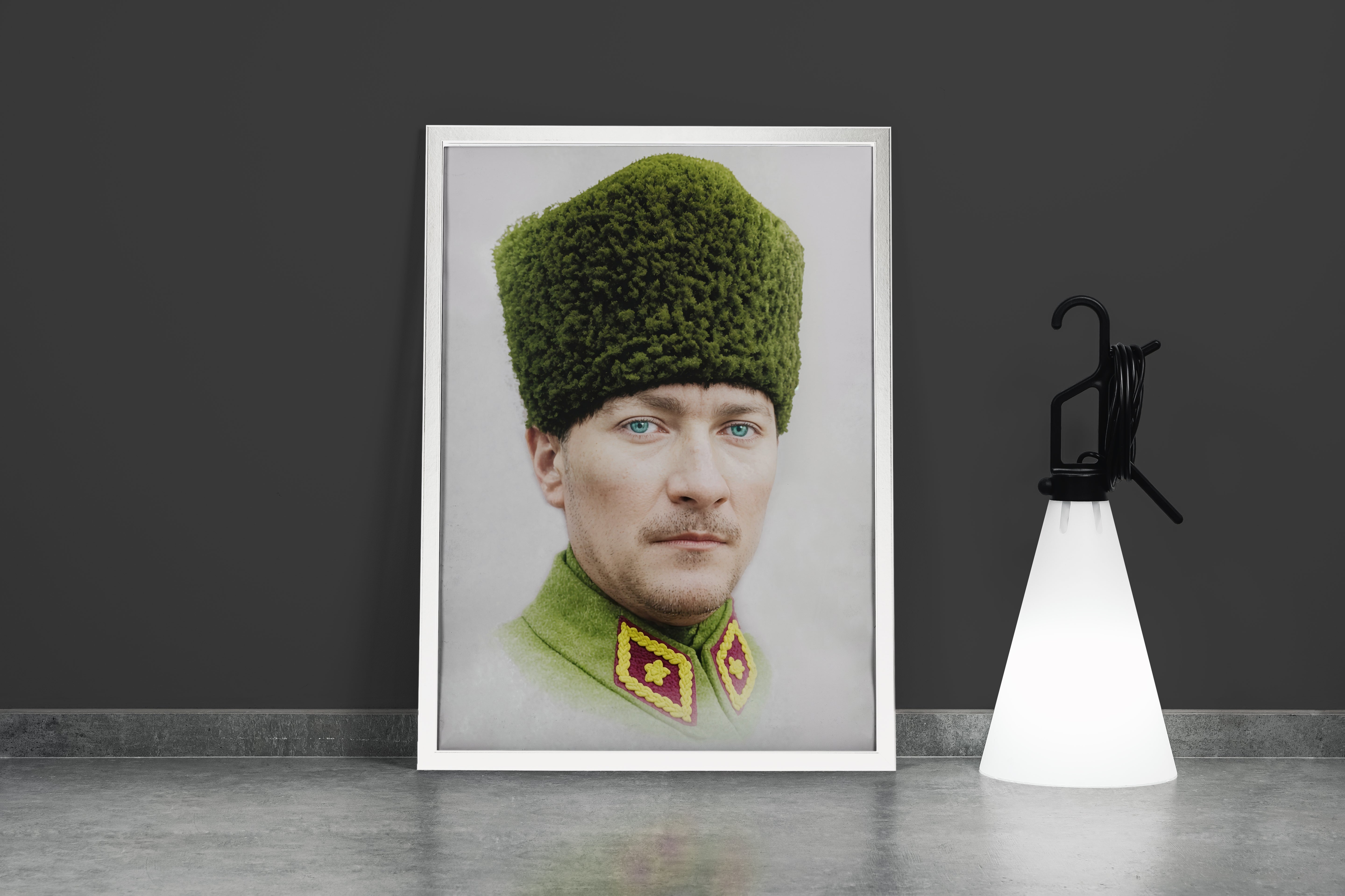 Atatürk portre model 1, art, kanvas tablo