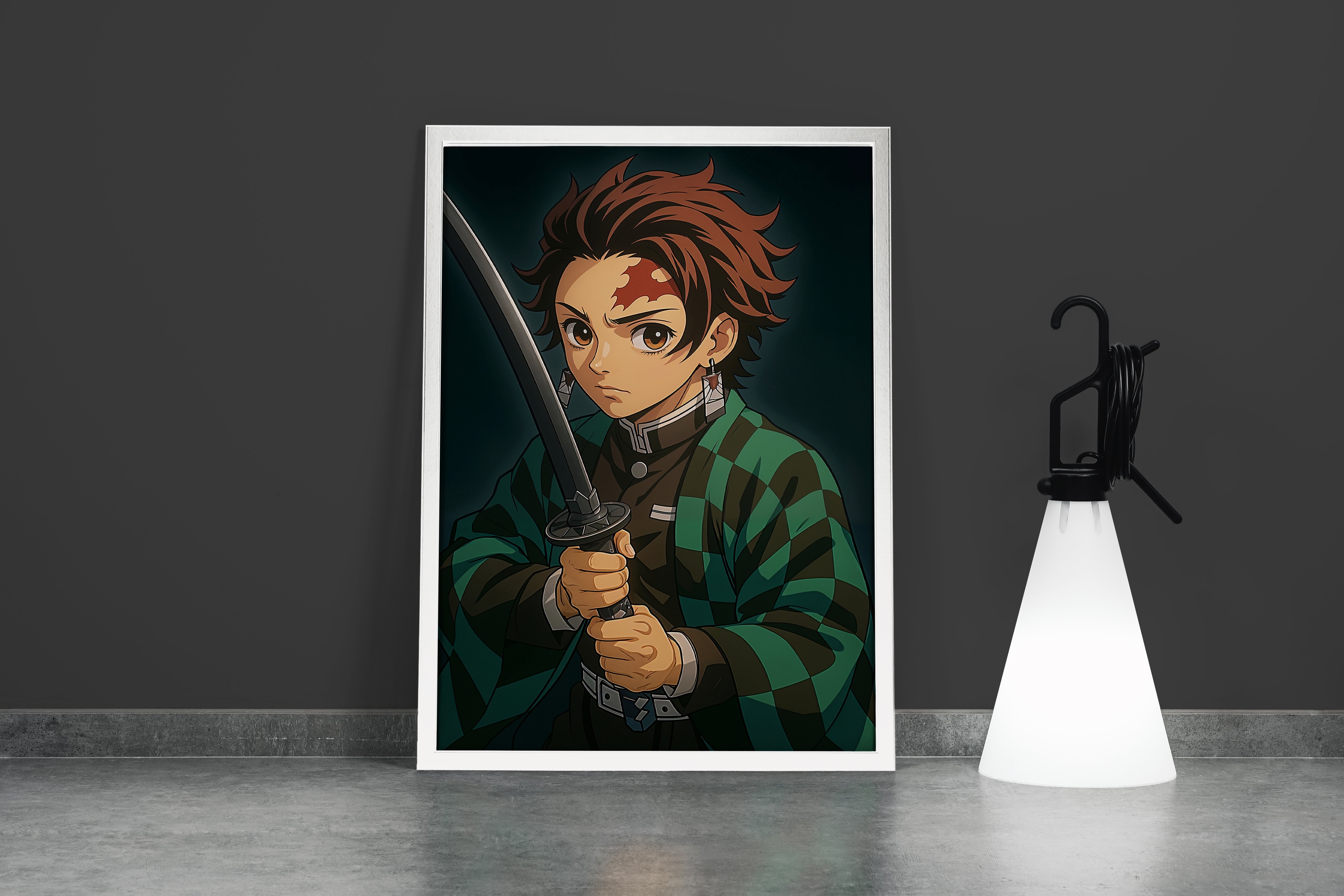 demon slayer model 20, series, anime, gaming art, art, kanvas tablo