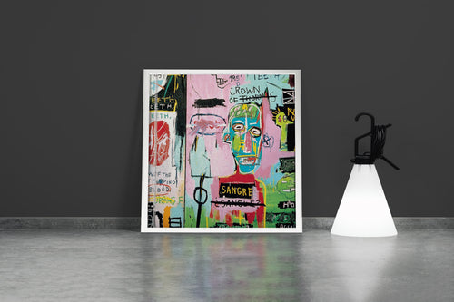 Jean-Michel Basquiat'nın Güçlü Başyapıtı Untitled (Dikenli Taç) Sokak Sanatı Kanvas Tablo