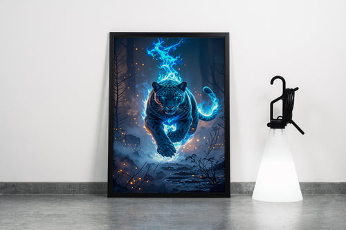 ai creation, manipulative jaguar model 1, pet, ai art, art, kanvas tablo
