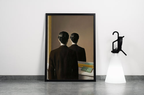 René Magritte İmgelerin İhaneti Aynadaki Adam Kanvas Tablo
