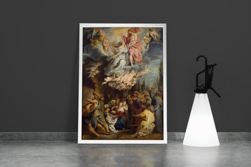 Peter Paul Rubens Meryem’in Göğe Yükselişi Barok Sanat Kanvas Tablo