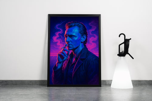 ai creation, Cyberpunk Loki Projects, ai art, art, kanvas tablo