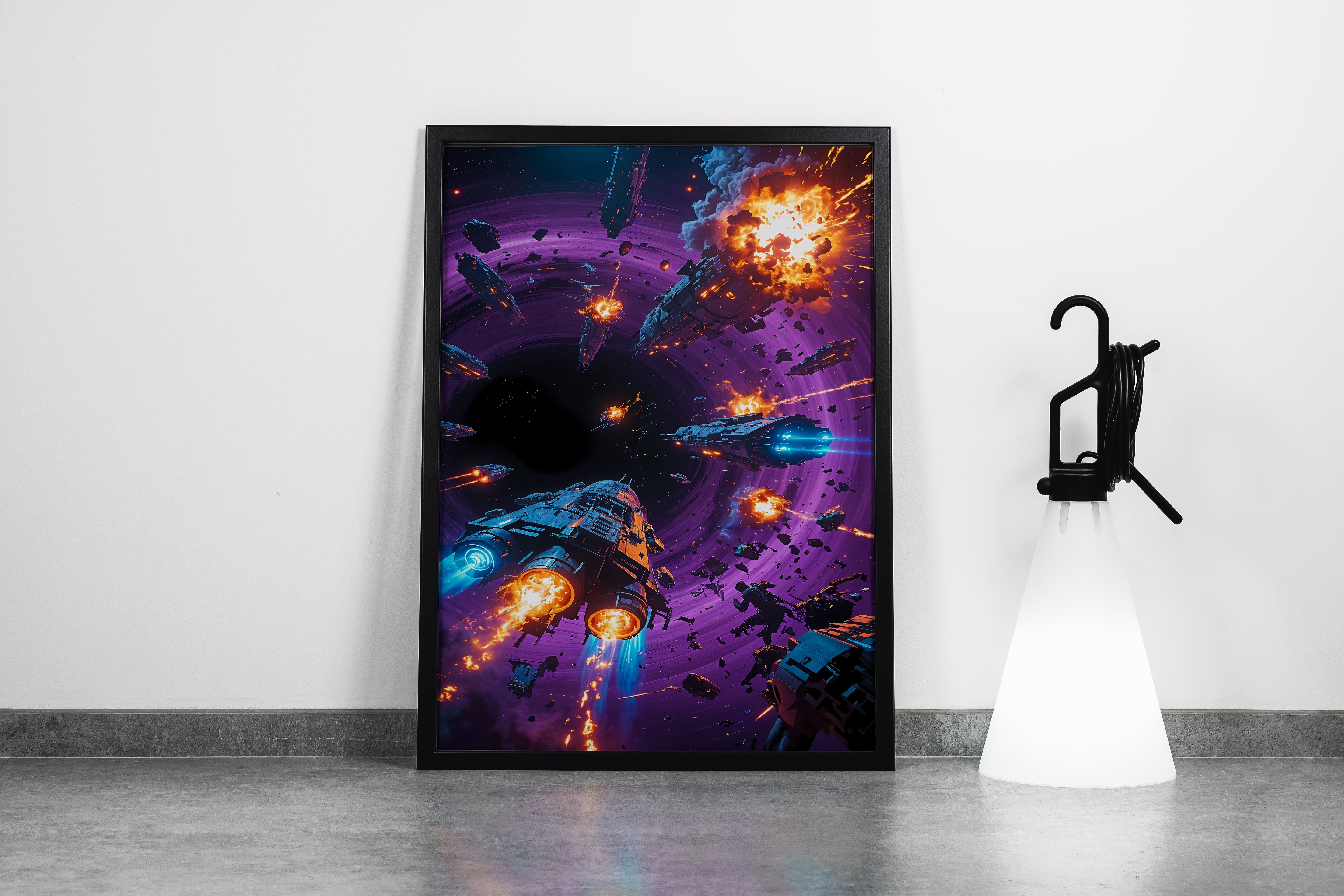 ai creation, planet wars, andromeda, ai art, art, kanvas tablo