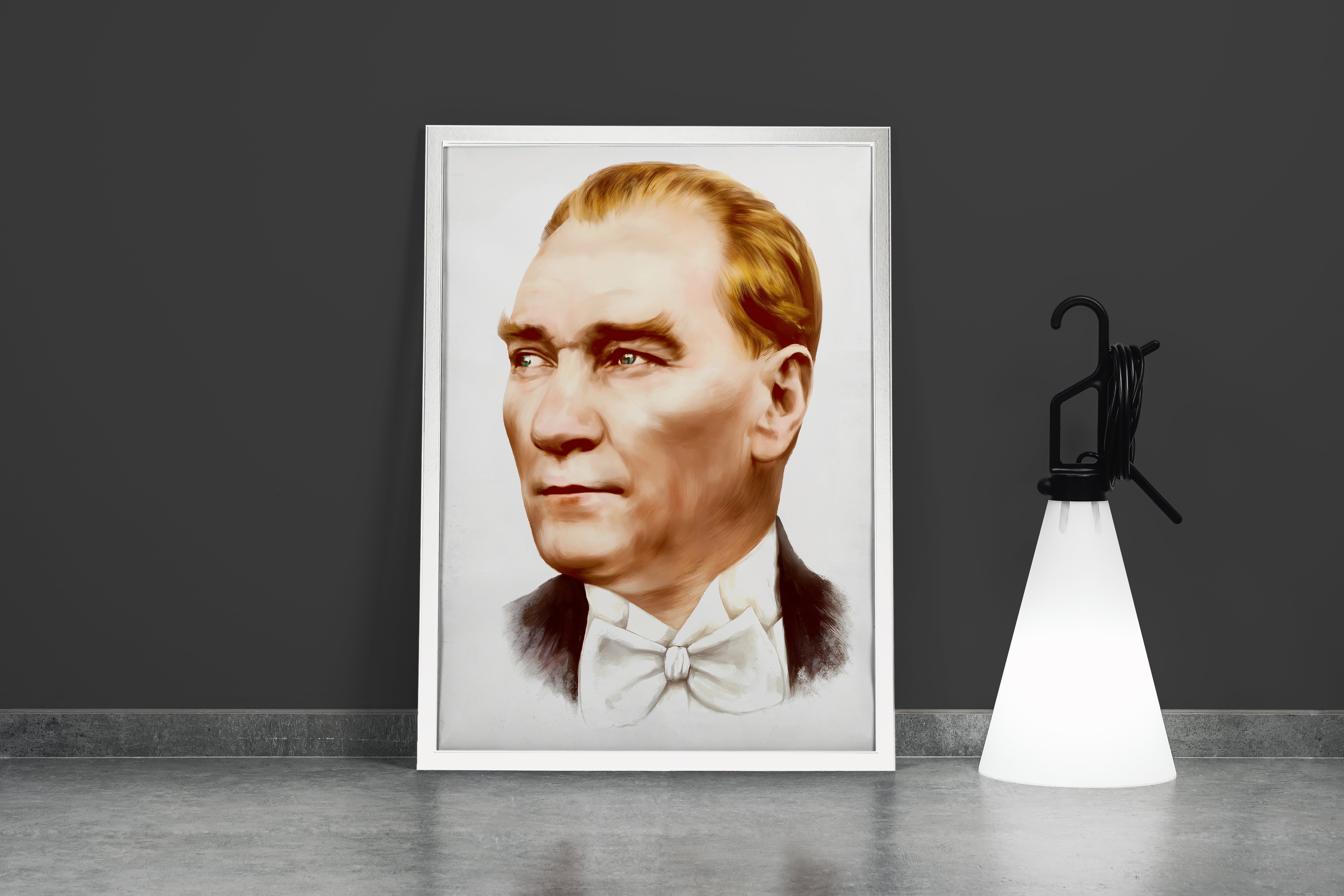 Atatürk portre model 2, art, kanvas tablo